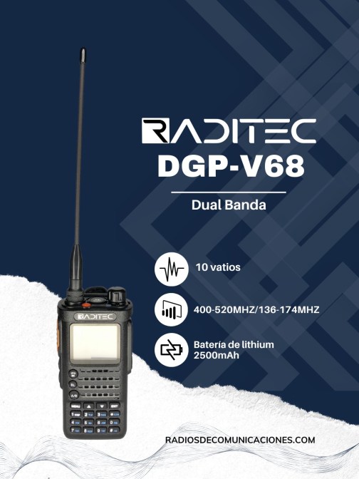 Radio de Comunicación - Raditec -DGP-V68
